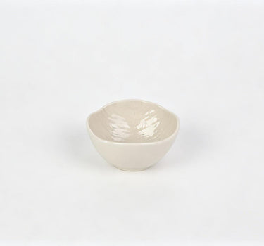 BVR Linea Dip- / Snackschalen Ø9 cm ( 6 Delig ) Beige | Cermico