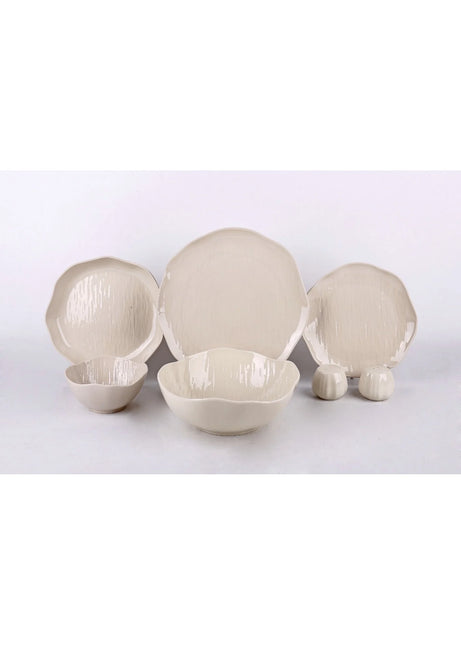 BVR Linea Serviesset 27 Delig | 6 Persoons Beige - Cermico