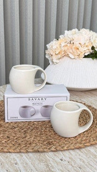 BVR Penguen ( Aesthetic ) Beker 2 Delig | Mat Beige