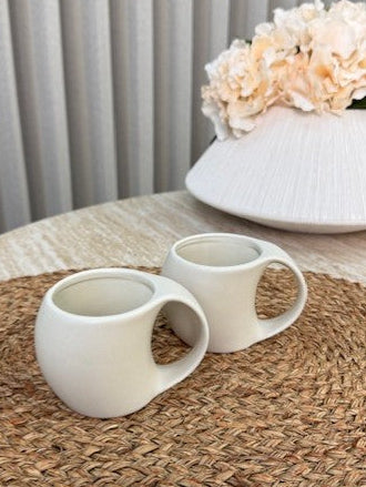 BVR Penguen ( Aesthetic ) Beker 2 Delig | Mat Beige