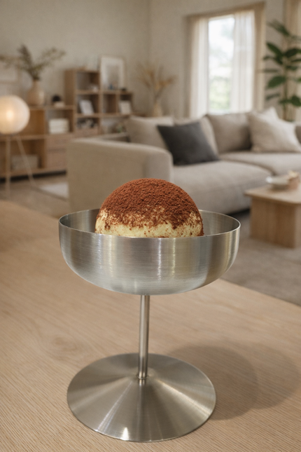 BVR Silvara ( Aura ) Mat rvs schalen coupe / 2 Delig ( 200 ML )