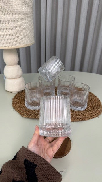 BVR Terra Line Short Glazen 355CC | 6 Delig