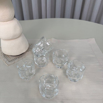 BVR Zirconia Clear Borrelglazen | 6 Delig 60ml