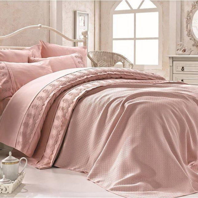 Cemil Ipekci CEMIL IPEKCI LOREN  9-DELIG  BEDSPREI SET ROSE