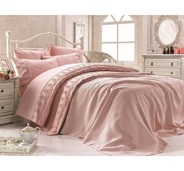 Cemil Ipekci CEMIL IPEKCI LOREN  9-DELIG  BEDSPREI SET ROSE