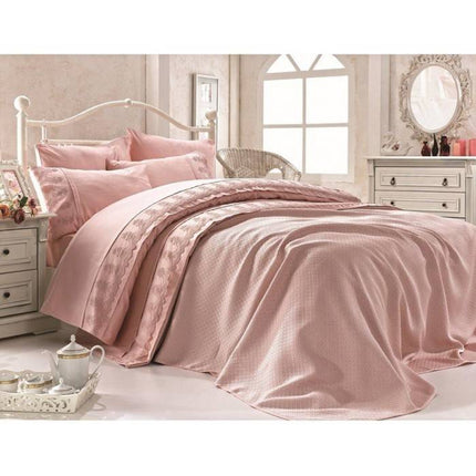 Cemil Ipekci CEMIL IPEKCI LOREN  9-DELIG  BEDSPREI SET ROSE