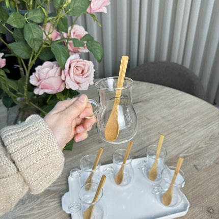 cinar Tombik Borosilikat Theeglazen 6 Delig