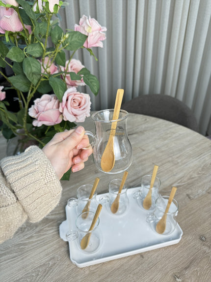 cinar Tombik Borosilikat Theeglazen 6 Delig