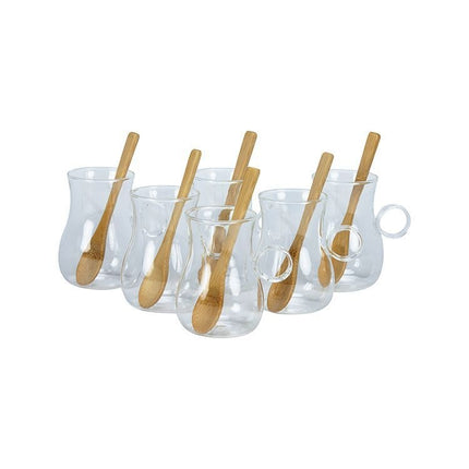 cinar Tombik Borosilikat Theeglazen 6 Delig