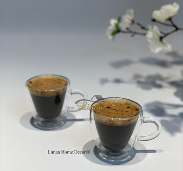 Cosy Cosy Isolatie Dubbele Wand Espresso kopjes 6  cl 2 Delig