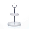 Cosy COSY ROND MINI ETAGERE WIT 15X15XH23CM