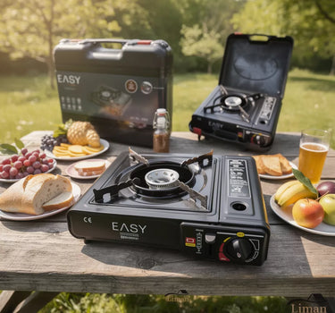 Easy Mobiele Gaskookstel - Camping kooktoestel - Picknick gasfornuis - Noodpakket gas
