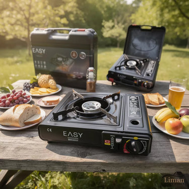Easy Mobiele Gaskookstel - Camping kooktoestel - Picknick gasfornuis - Noodpakket gas