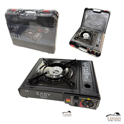 Easy Mobiele Gaskookstel - Camping kooktoestel - Picknick gasfornuis - Noodpakket gas