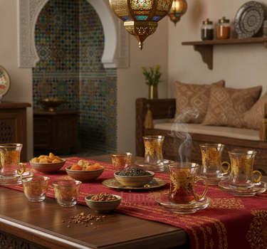 Esco ESCO ARABIA THEESET GOLD 18 DELIG | 6 PERSOONS