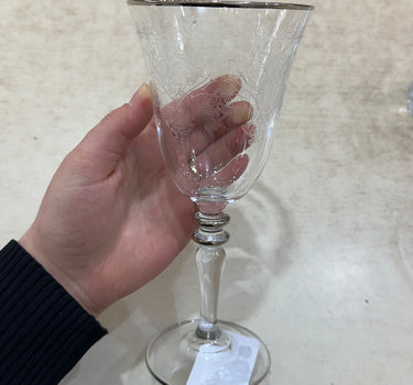 Esco ESCO BUTIK WIJN GLAZEN ZILVER ( 6 DELIG )