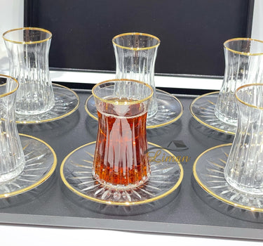 Esco Esco Isik Gold Theeset 12 Delig | 6 Persoons