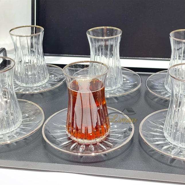 Esco Esco Isik Zilver Theeset 12 Delig | 6 Persoons