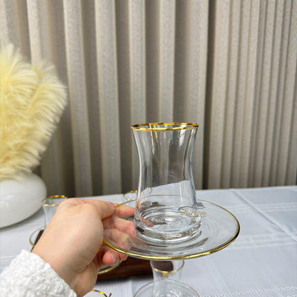 Esco Esco Theeset Gold 12 Delig | 6 Persoons