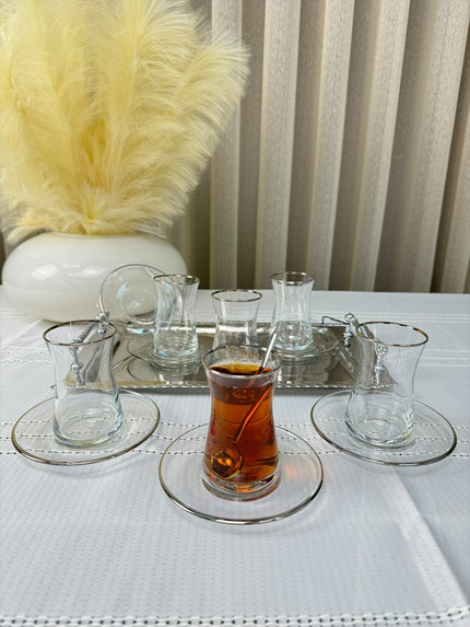 Esco Esco Theeset Zilver 12 Delig | 6 Persoons