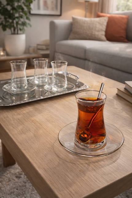 Esco Esco Theeset Zilver 12 Delig | 6 Persoons