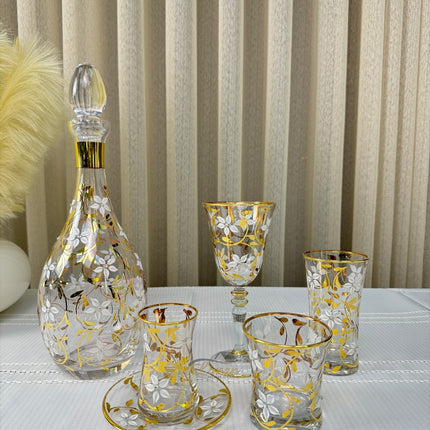 Esco ESCO YASEMIN GLAZEN SET MET KARAAF GOLD 31-DELIG