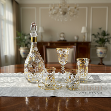 Esco ESCO YASEMIN GLAZEN SET MET KARAAF GOLD 31-DELIG