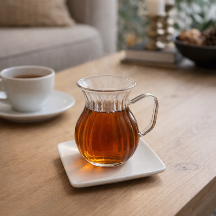 F2D Plat bord 10x10cm white Dusk