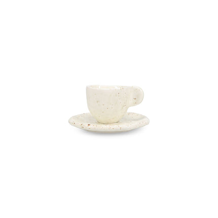 F2D Vita Beige Koffieset 2 Delig | 1 persoons