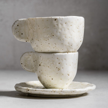 F2D Vita Beige Koffieset 2 Delig | 1 persoons