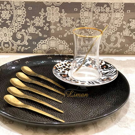 FERVEO Ferveo Tarz 6 Delig Theelepel Goud