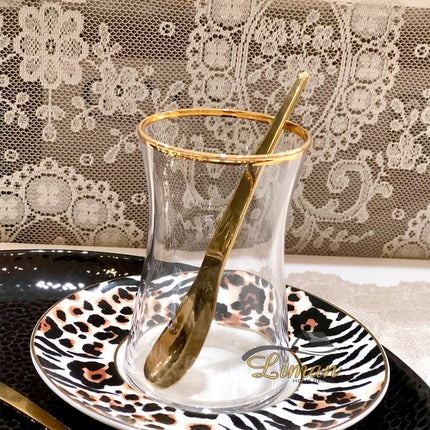 FERVEO Ferveo Tarz 6 Delig Theelepel Goud