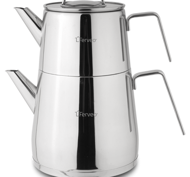 FERVEO NOYA THEEPOTSET | 1,0 / 2,0 L ZILVER