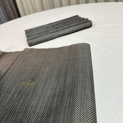 FERVEO PLACEMATSET 6 DELIG BRUIN - ZWART