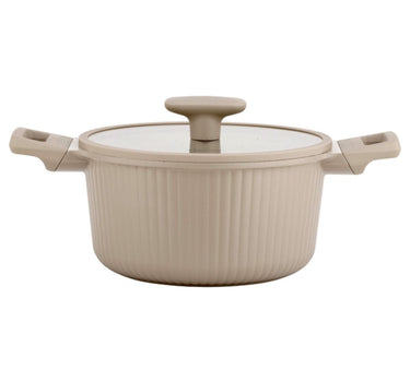LUNA PANNENSET | 8-DELIG TAUPE