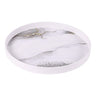 FUGURATO BRICARD MELAMINE DIENBLAD | WIT-MARMER Ø32 CM
