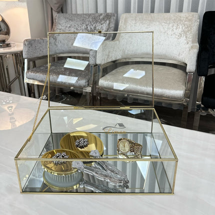 FUGURATO Fugurato Juwelenkist Transparant 40 x 30 cm Goud