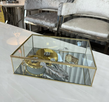 FUGURATO Fugurato Juwelenkist Transparant 40 x 30 cm Goud