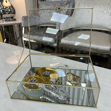 FUGURATO Fugurato Juwelenkist Transparant 40 x 30 cm Goud