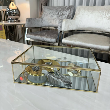 FUGURATO Fugurato Juwelenkist Transparant 40 x 30 cm Goud