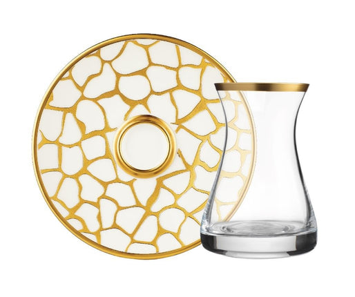 Glazze Glazze Larisa Wit Theeset 12 Delig | 6 Persoons