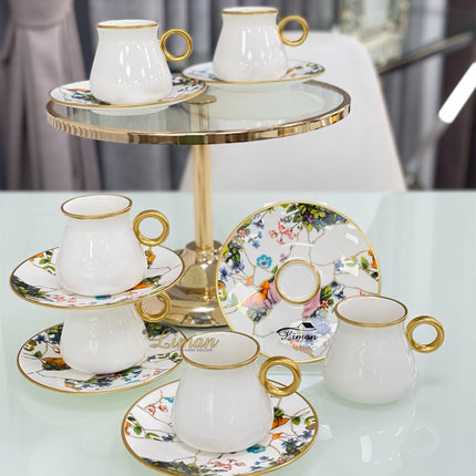 Glazze Glazze Mona Cappuccino/Nescafeset 12-Delig | 6-Persoons