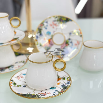 Glazze Glazze Mona Cappuccino/Nescafeset 12-Delig | 6-Persoons