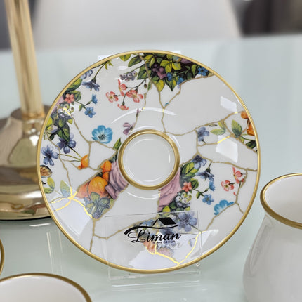 Glazze Glazze Mona Cappuccino/Nescafeset 12-Delig | 6-Persoons