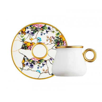 Glazze Glazze Mona Cappuccino/Nescafeset 12-Delig | 6-Persoons