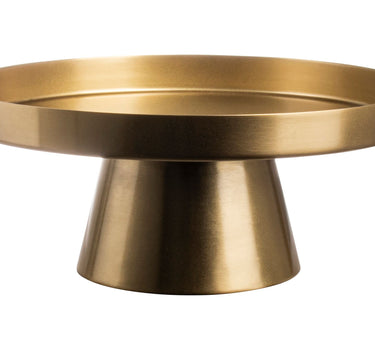 GUSTA GUSTA DECO/TAARTHOUDER METAAL Ø24,5CM GOUD