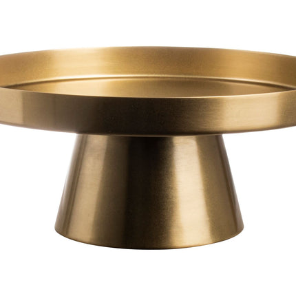 GUSTA GUSTA DECO/TAARTHOUDER METAAL Ø24,5CM GOUD