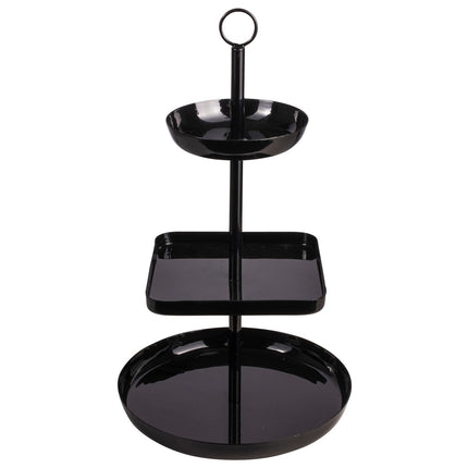 GUSTA GUSTA ETAGERE METAAL Ø22X38CM ZWART