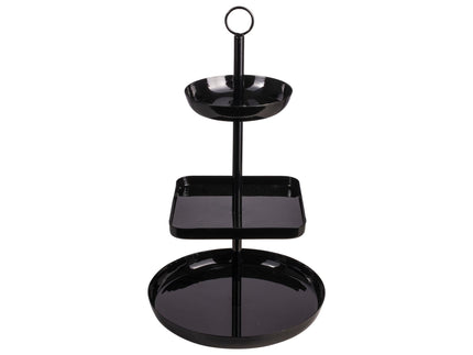 GUSTA GUSTA ETAGERE METAAL Ø22X38CM ZWART