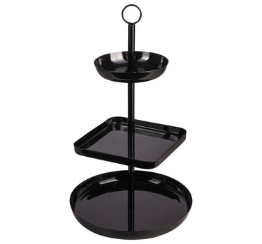 GUSTA GUSTA ETAGERE METAAL Ø22X38CM ZWART